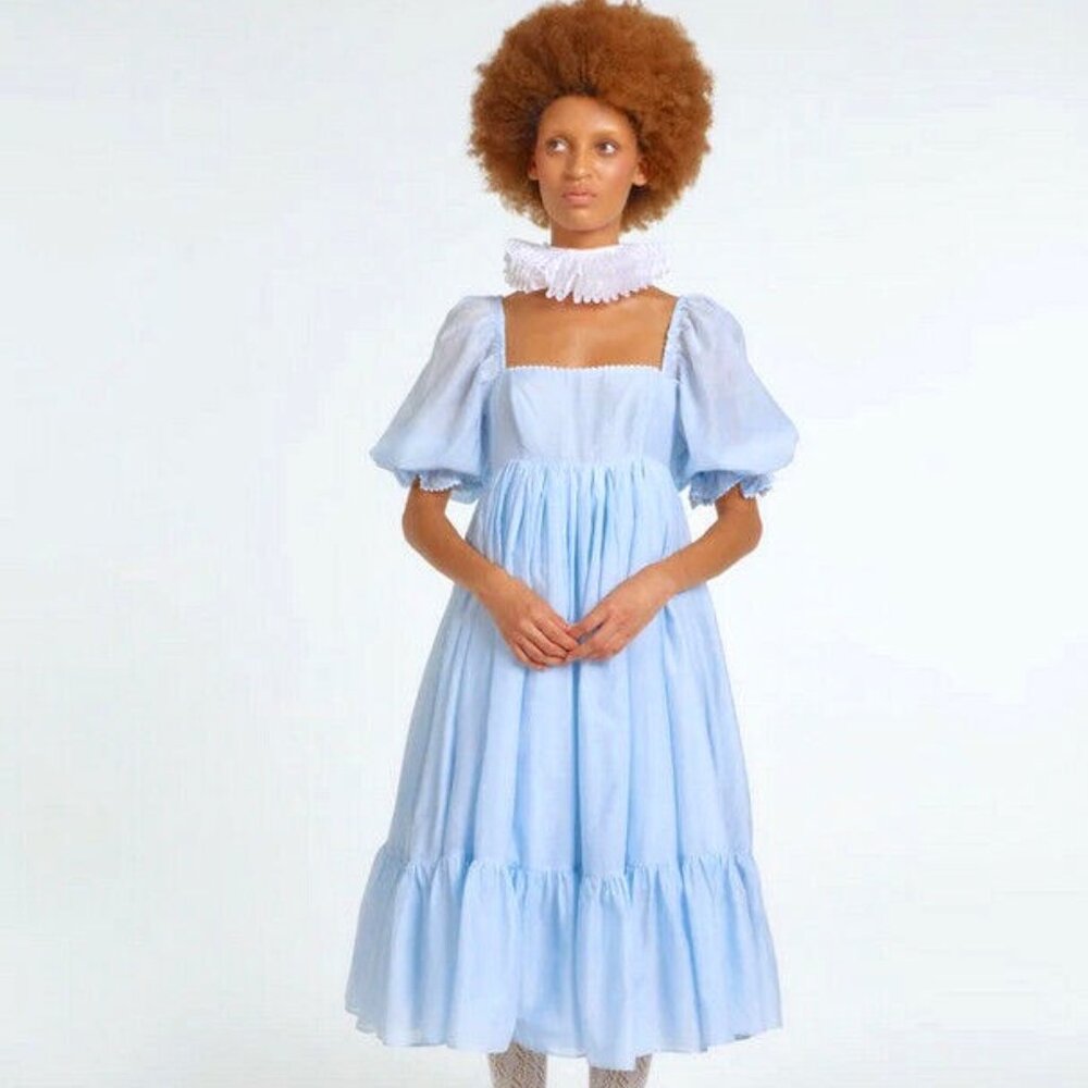 Selkie Water Baby French Puff Dress